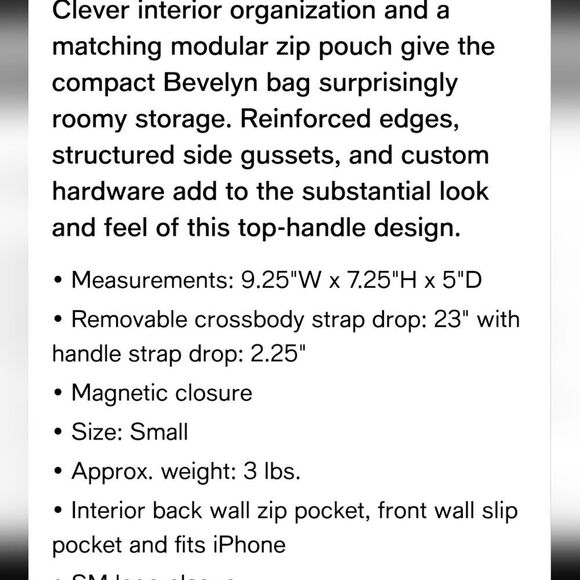 Steve Madden BEvelyn Rhinestone Logo Satchel - Picture 10 of 10